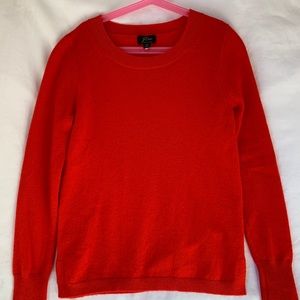 J Crew Red Cashmere Sweater